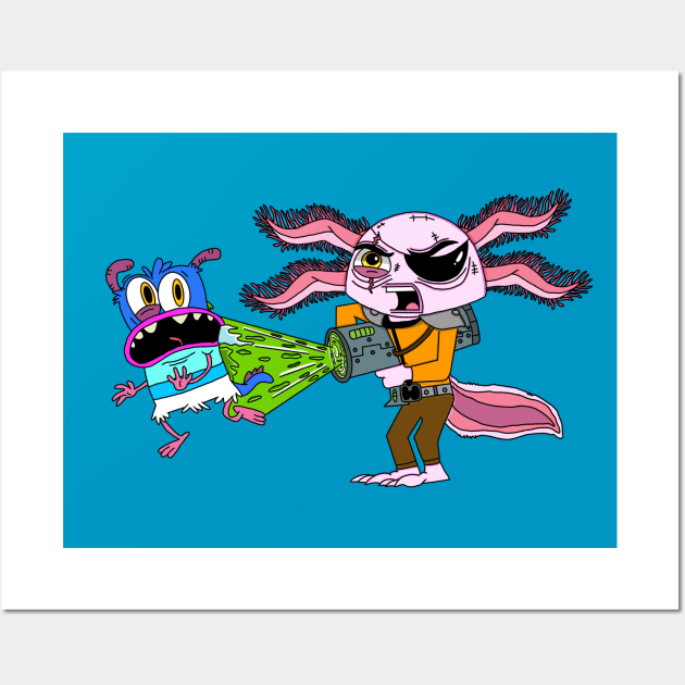 Hound Meets Bunsen Wall Art by garciajey